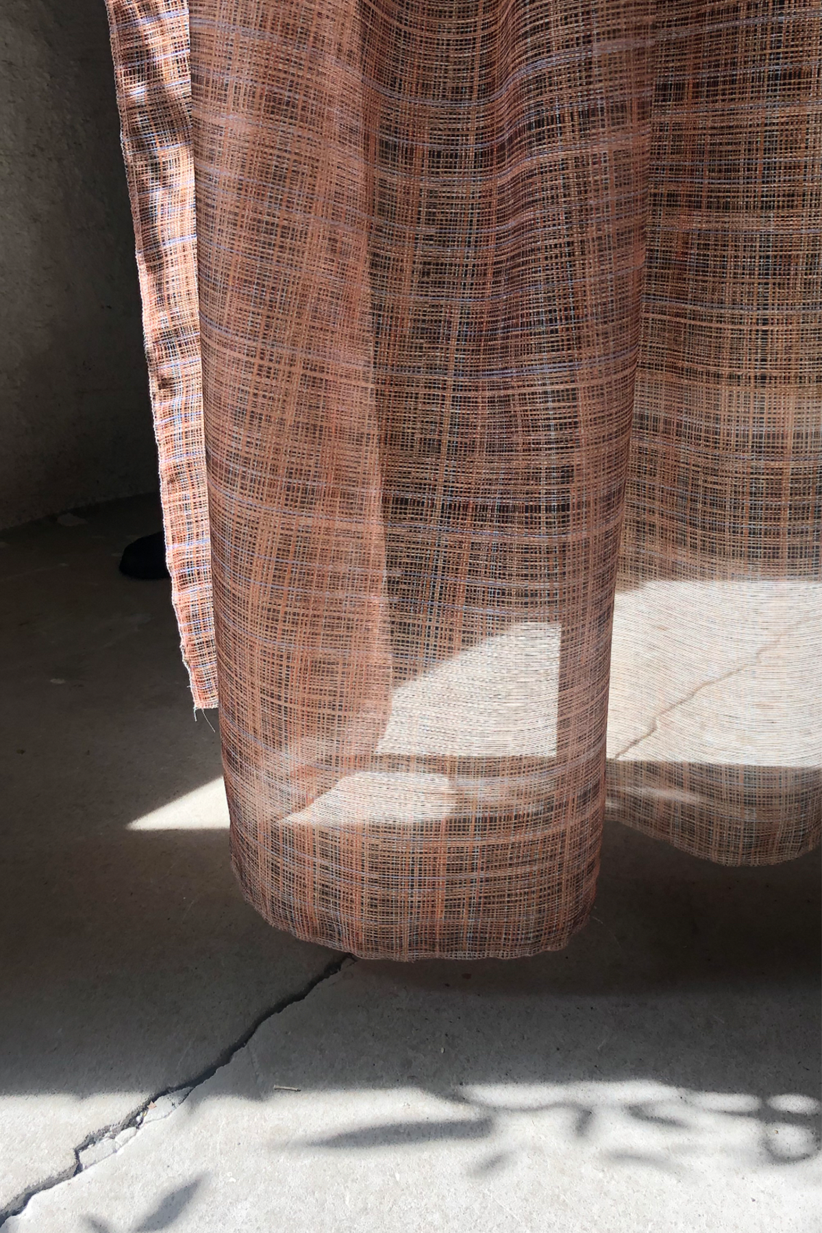 Ruta no 1 is manufactured in thinner curtain quality that is three meters wide, flameproof and meet the requirements for public environments. This transparent fabric has a structure that reinforces and enhances the pattern image and gives an exclusive feeling.