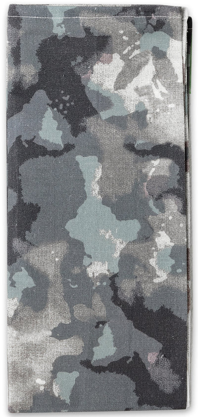 Camouflage Tea Towel Grey Green